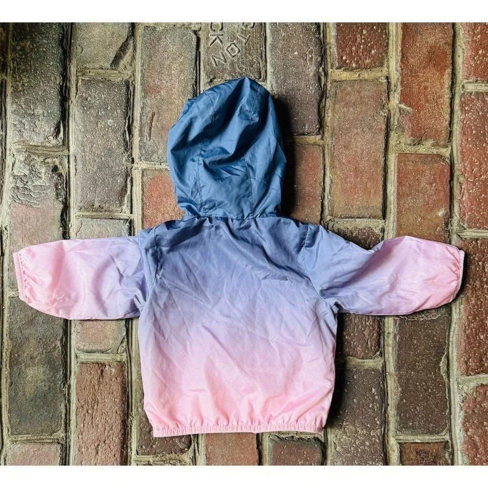 OshKosh B'gosh Baby Girls' Multicolor Hooded Fashion Jacket‎ coat 12months ombré